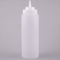 KH Plastic Squeeze Bottle Clear Transparent White