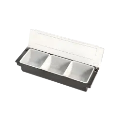 KH Bar Condiment Dispenser 3 Compartment