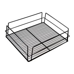 KH Glass Basket Rack Black