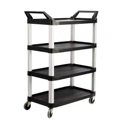 18092 TRUST 4 Tier Utility Cart 4026BK