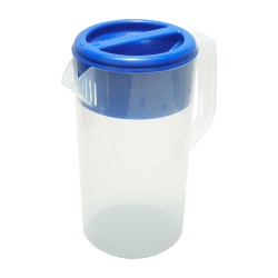 24214 KH Jug Clear With Blue Lid 2.5lt