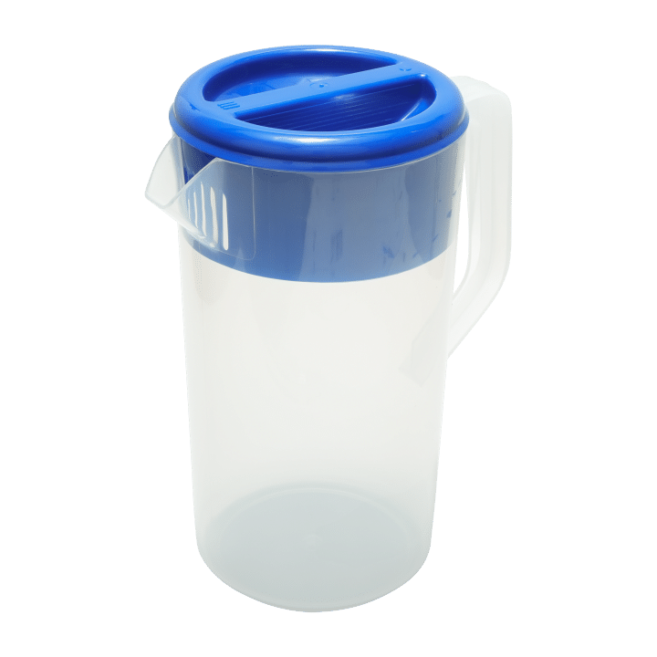 24214 KH Jug Clear With Blue Lid 2.5lt