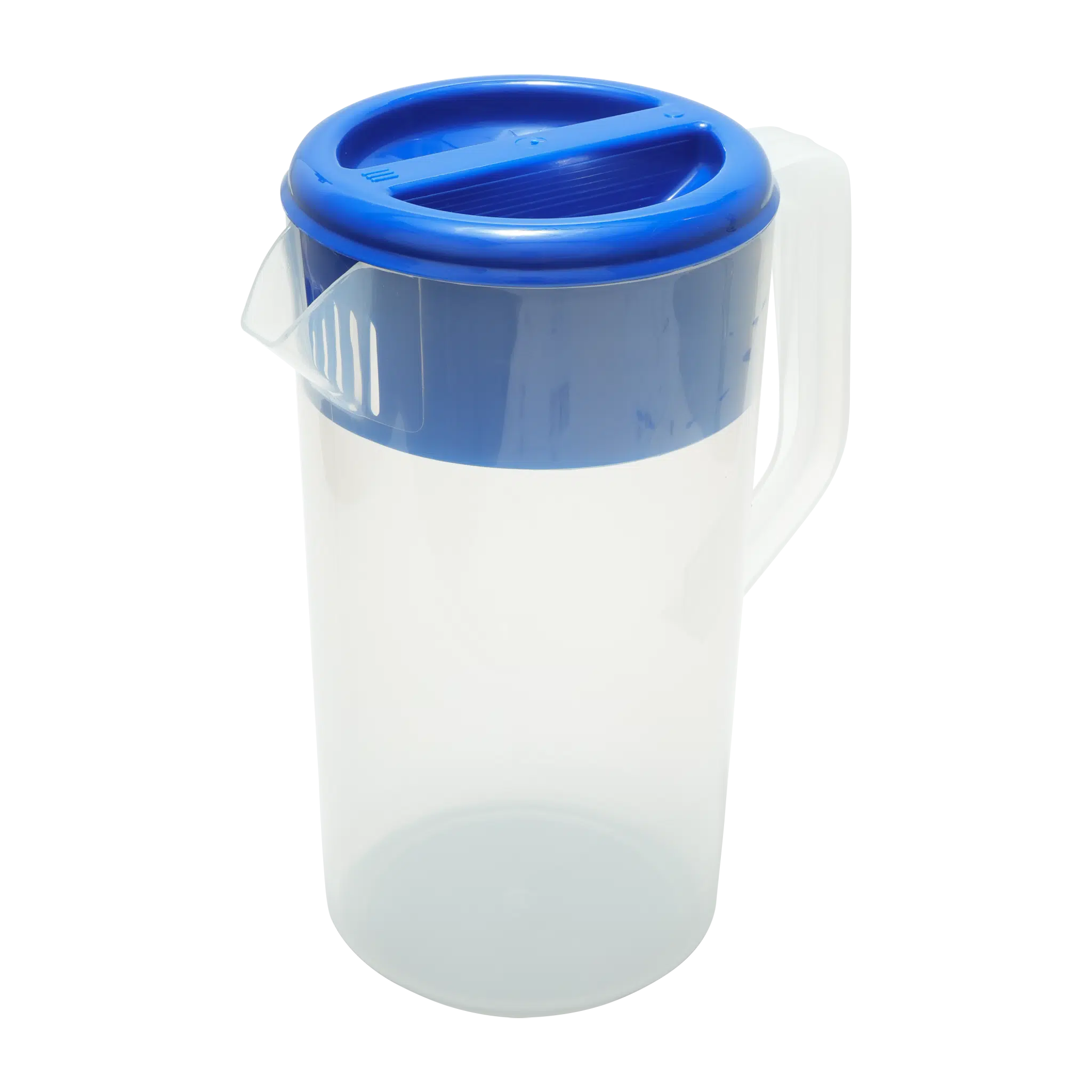 24214 KH Jug Clear With Blue Lid 2.5lt