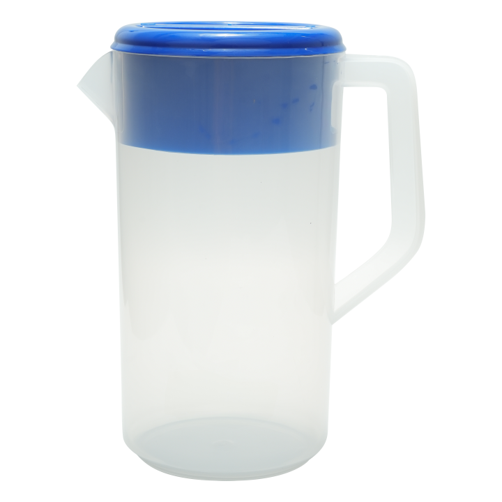 24214 KH Jug Clear With Blue Lid 2.5lt