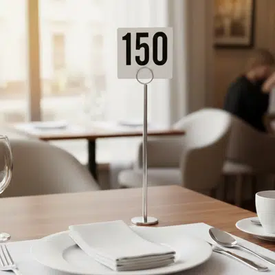 KH Table Stands Chrome - Image 2