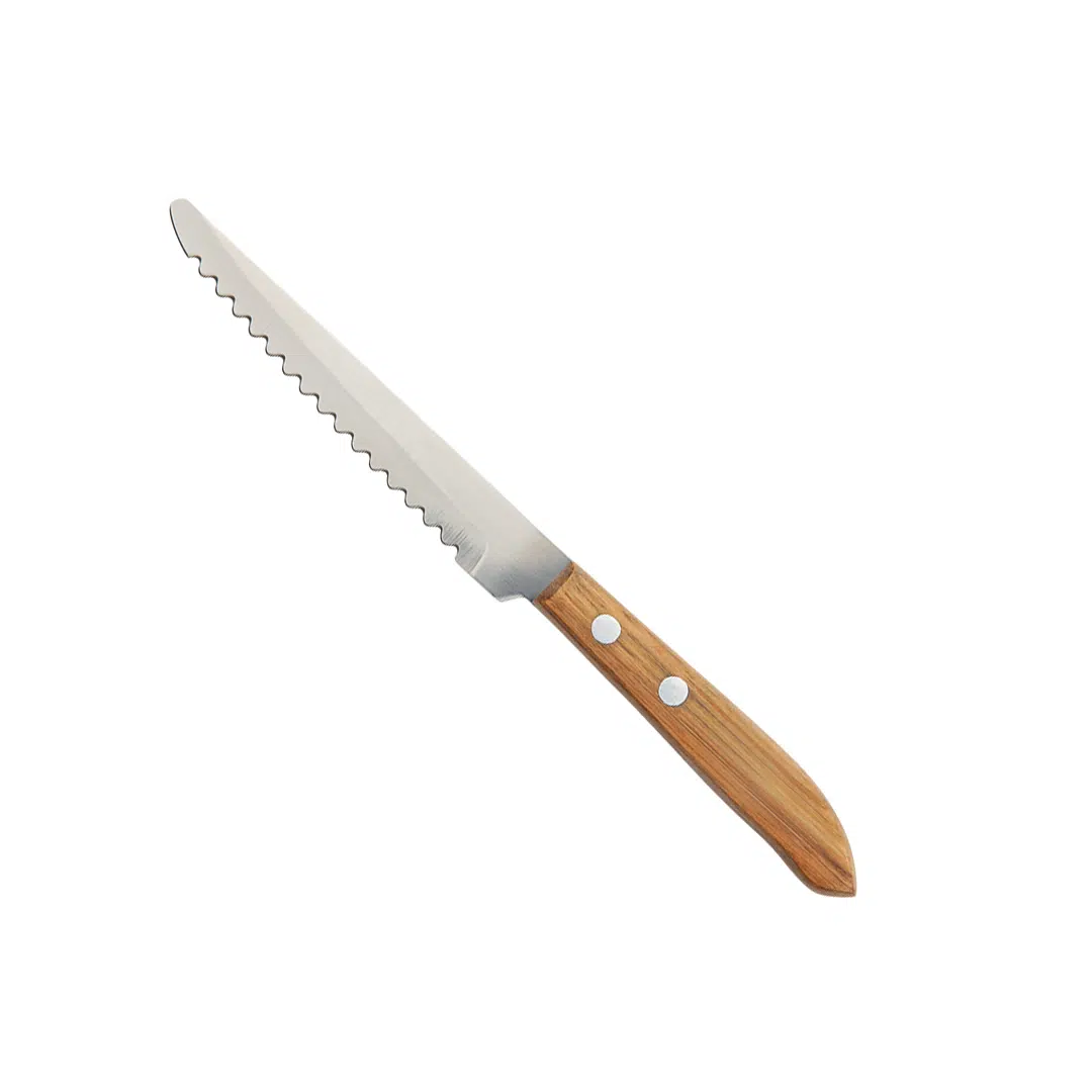 47002 KH Kharve® Pakka Wood Steak Knife Round Tip Stainless Steel