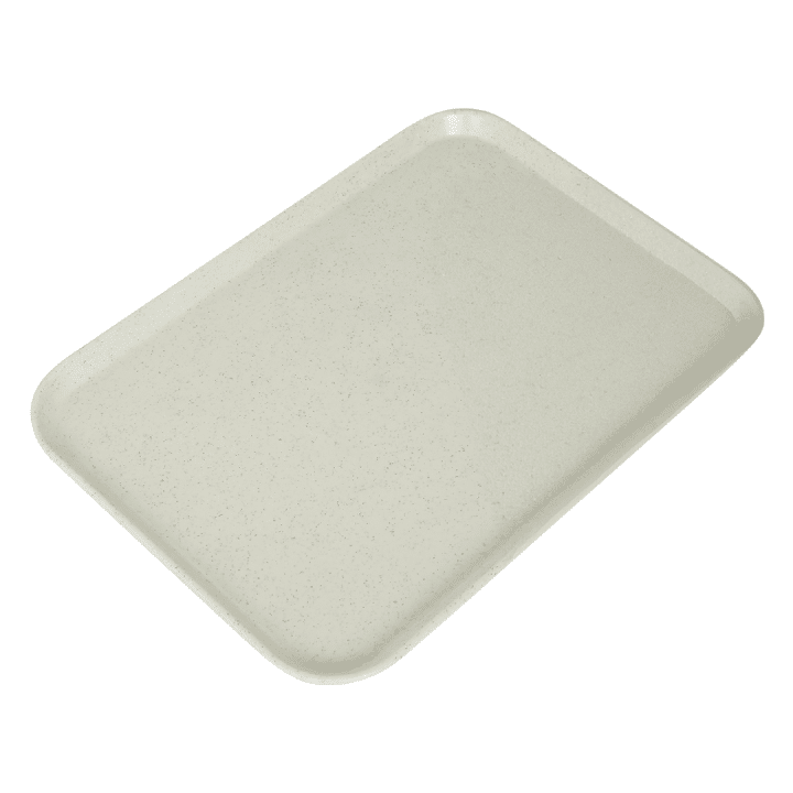 89112 KH Heathcare Fibreglass Tray 560 x 405mm White Speckled