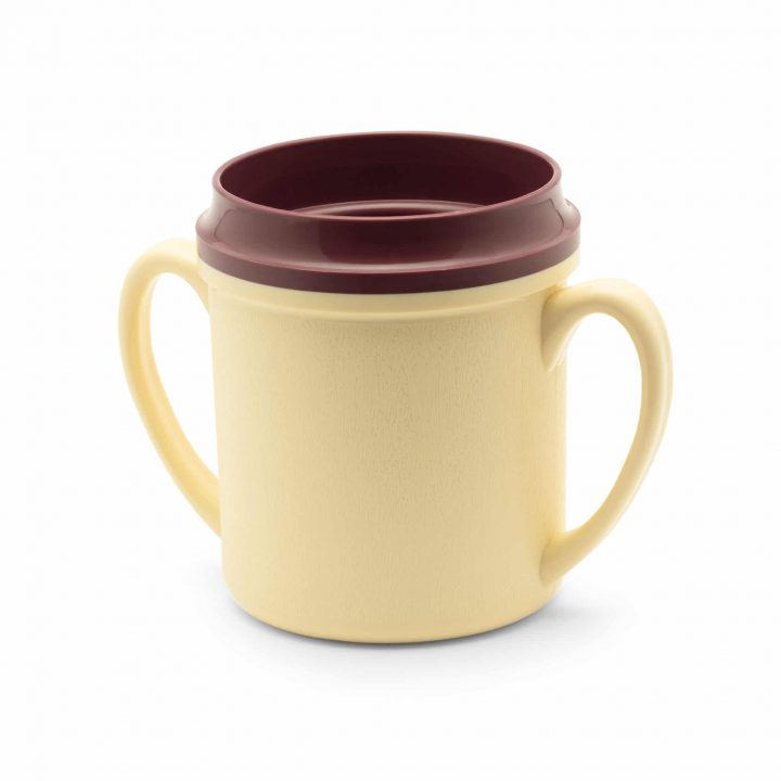 KH Traditional Insulated Double Handle Mug Yellow