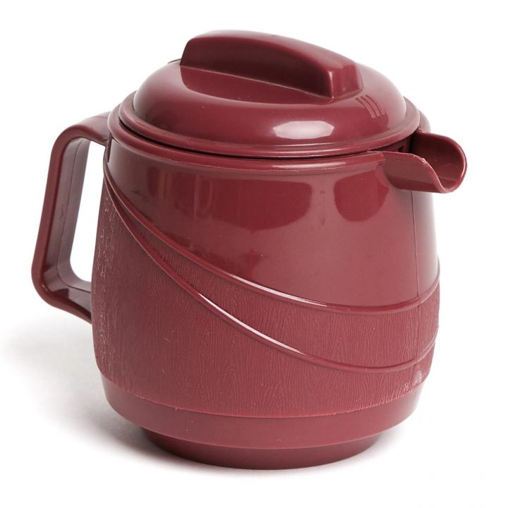 Moderne Insulated Beverage Pourer Burgundy With Lid