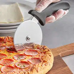 Pizza Cutter Black Stainless Steel
