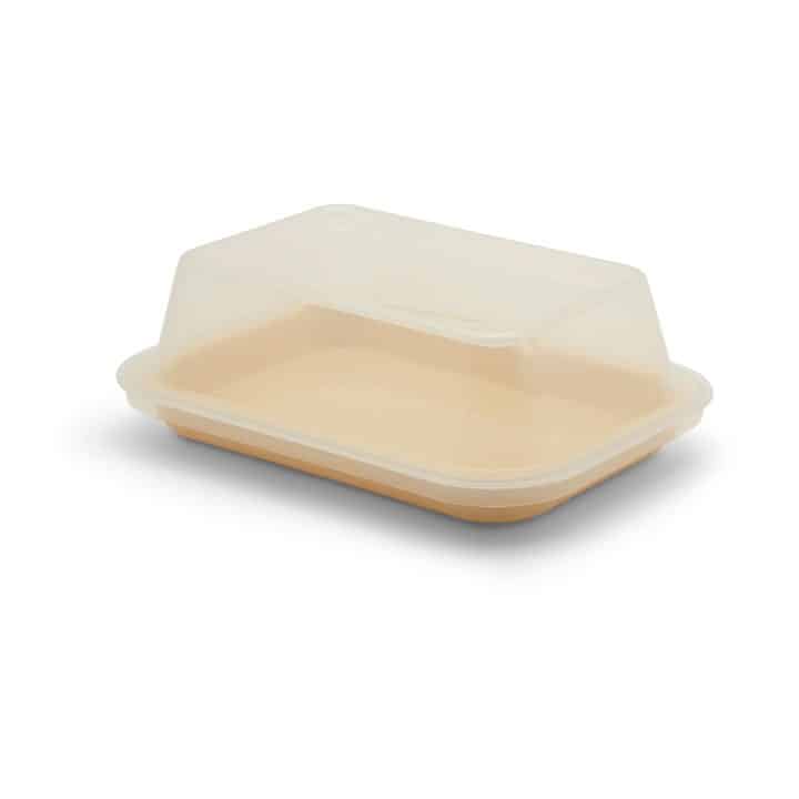 KH Rectangular Tray Yellow With Lid