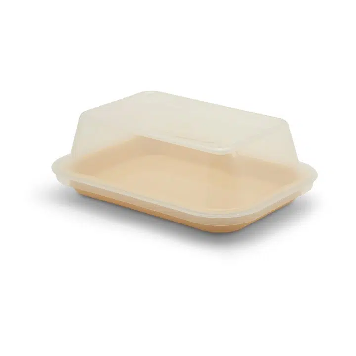 KH Rectangular Tray Yellow With Lid