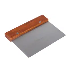 SCRDOU15 Dough Scraper Wood Handle