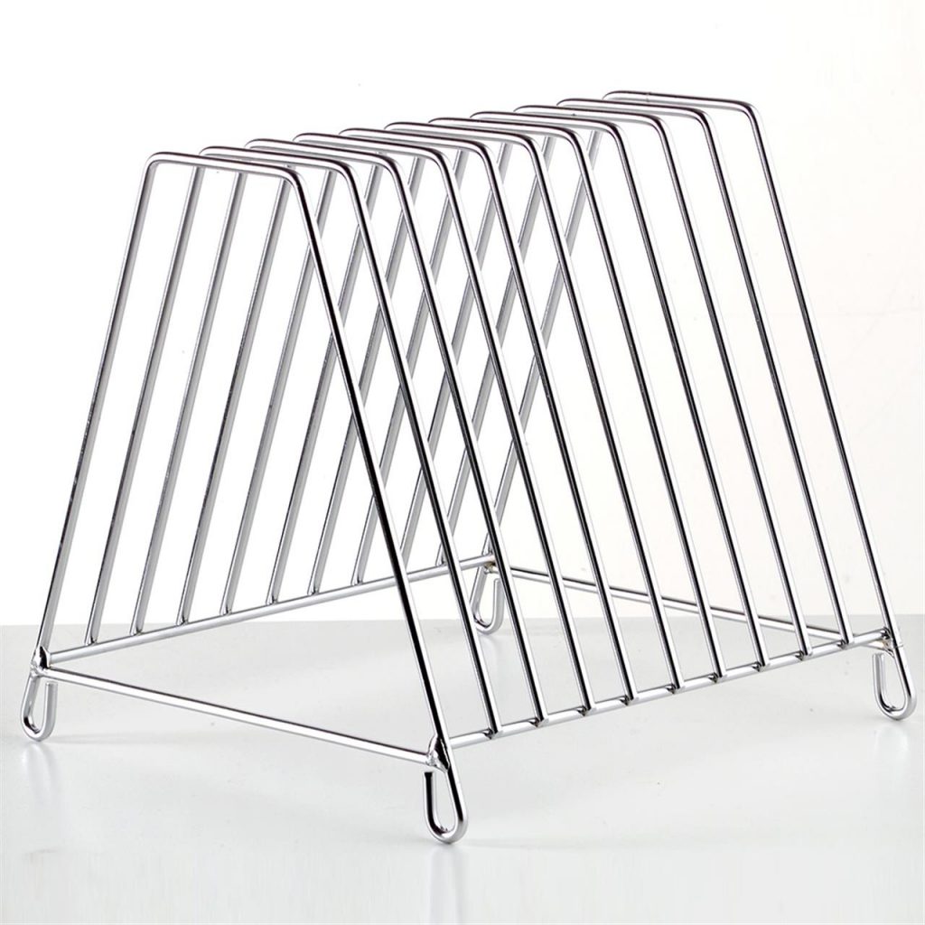 KH Chrome Cutting Board Rack - KHA Hospitality Importer