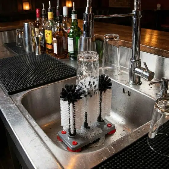 kh 3 bristle glass washer