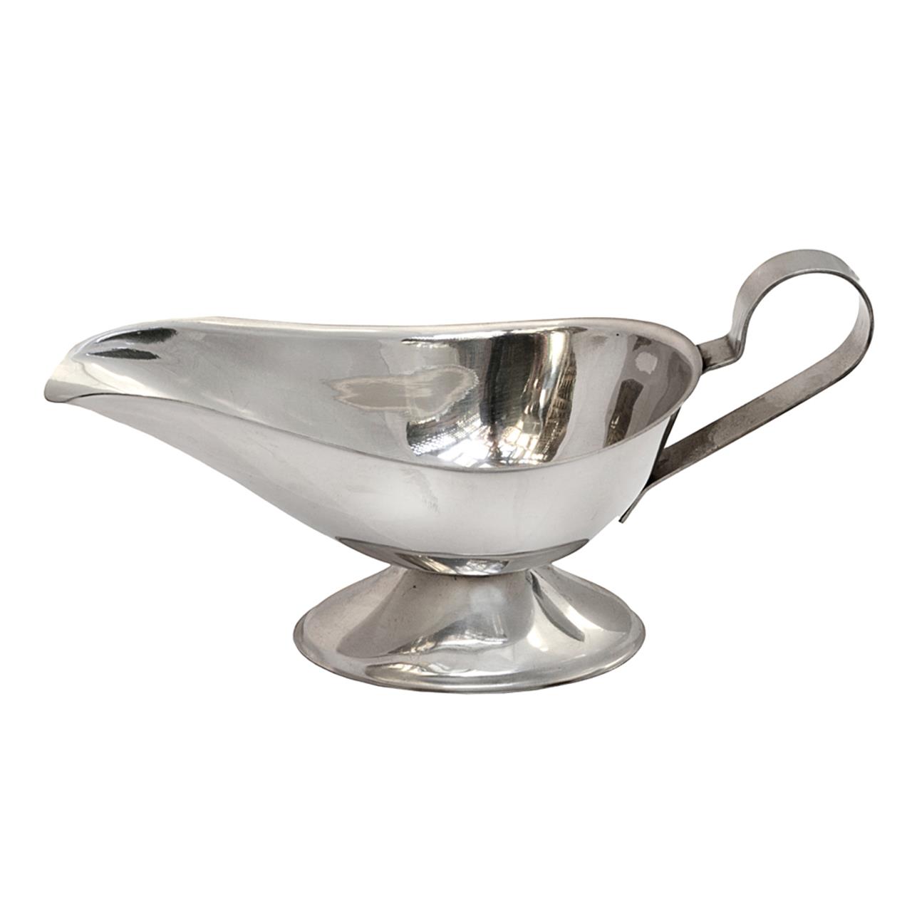 Royal Industries Gravy Boat Stainless Steel Silver 16 Oz 