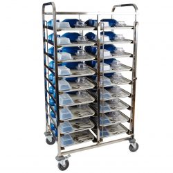 Healthcare Meal Delivery Trolley 9 Tier