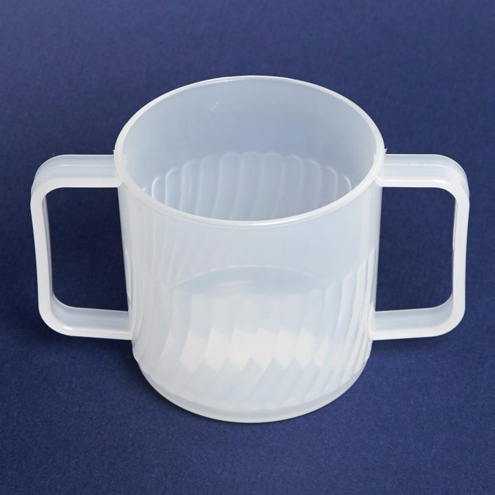 Clear Double Handle Mug