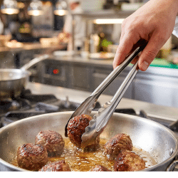 stainless steel tongs