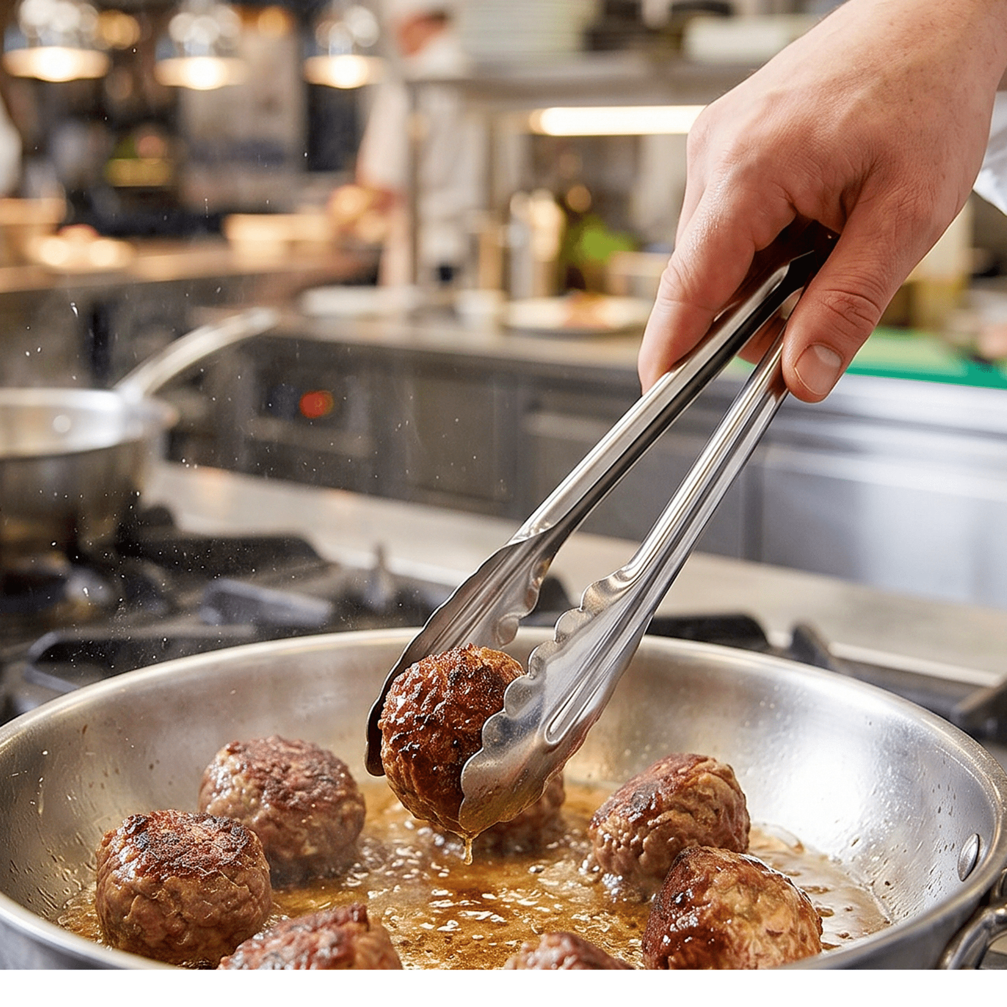 stainless steel tongs