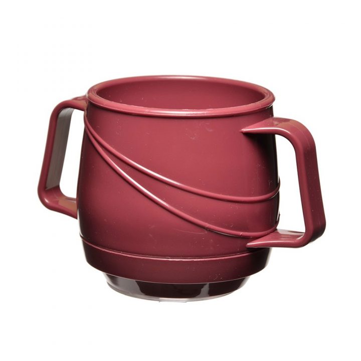 KH Moderne Insulated Double Handle Mug Burgundy