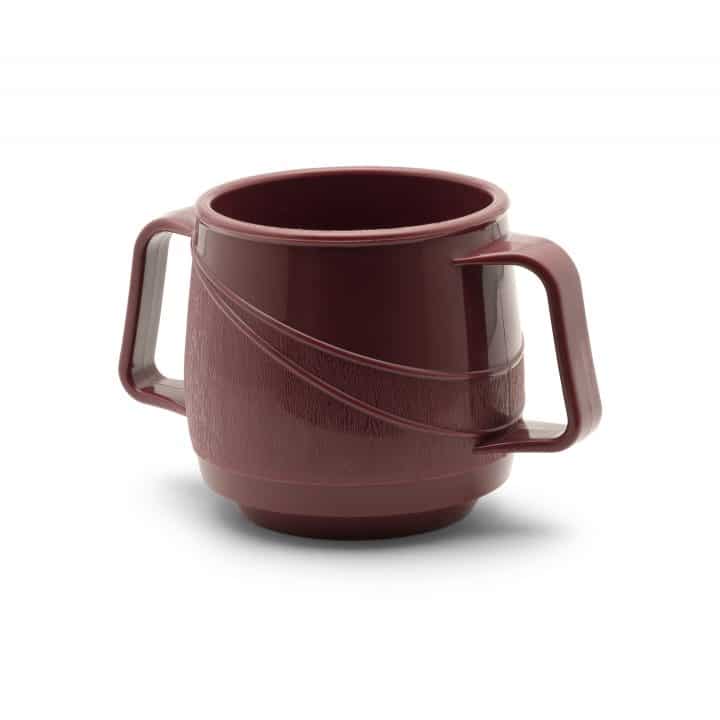 KH Moderne Insulated Double Handle Mug Burgundy