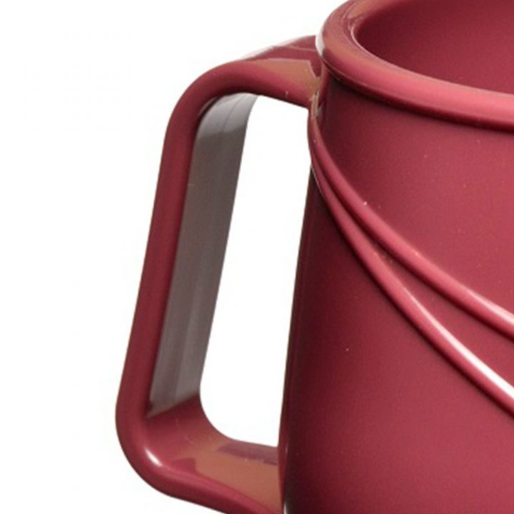 KH Moderne Insulated Double Handle Mug Burgundy