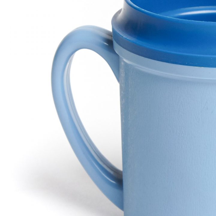KH Traditional Insulated Mug Double Handle Blue