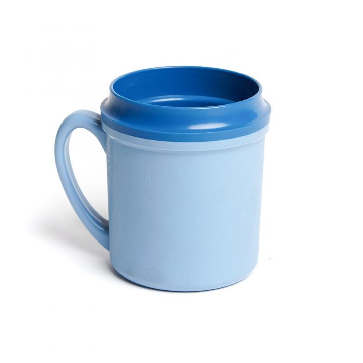 KH Traditional Insulated Mug Single Handle Blue