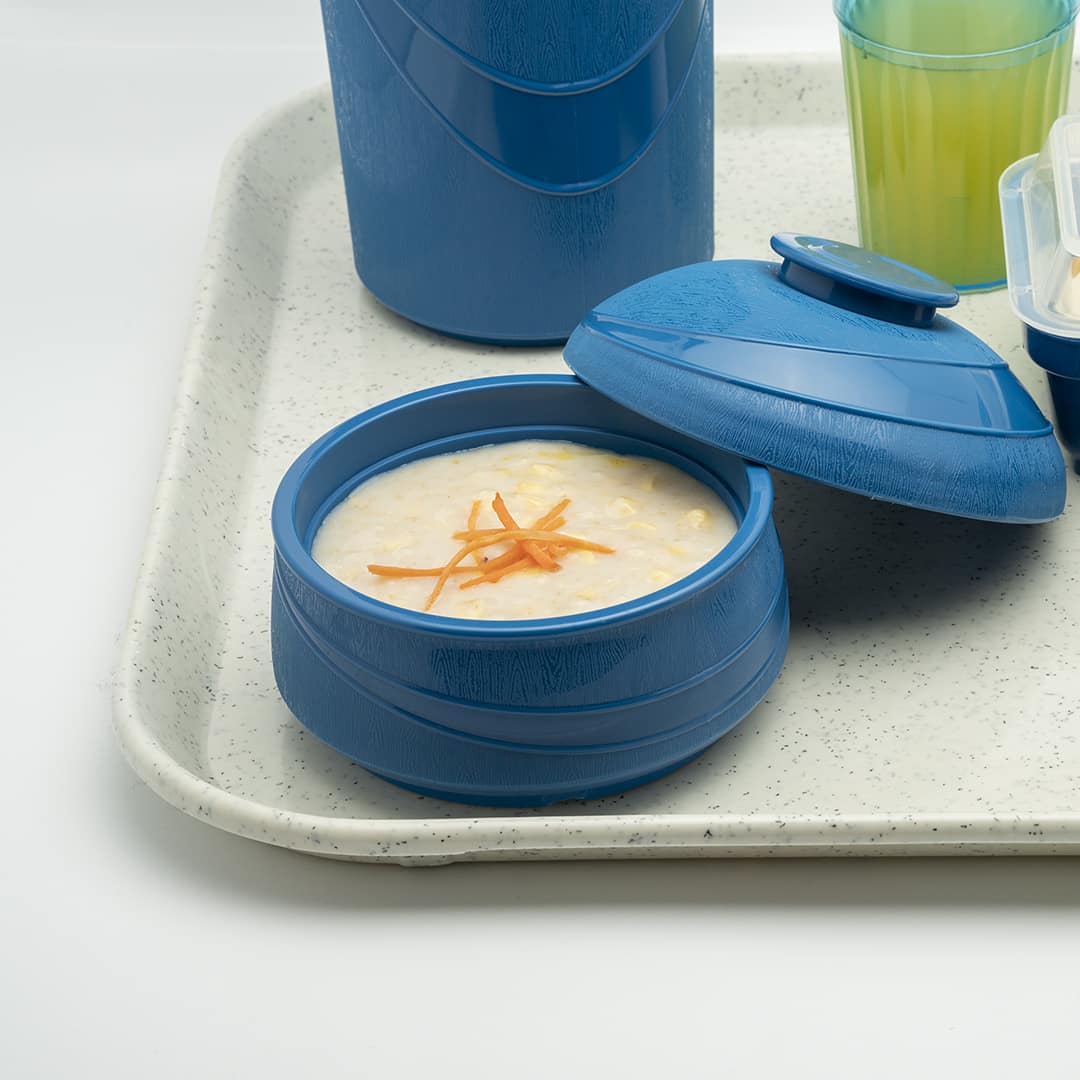 KH Moderne Insulated Soup Bowl Blue 250mL (#36) - Ken Hands Supplies