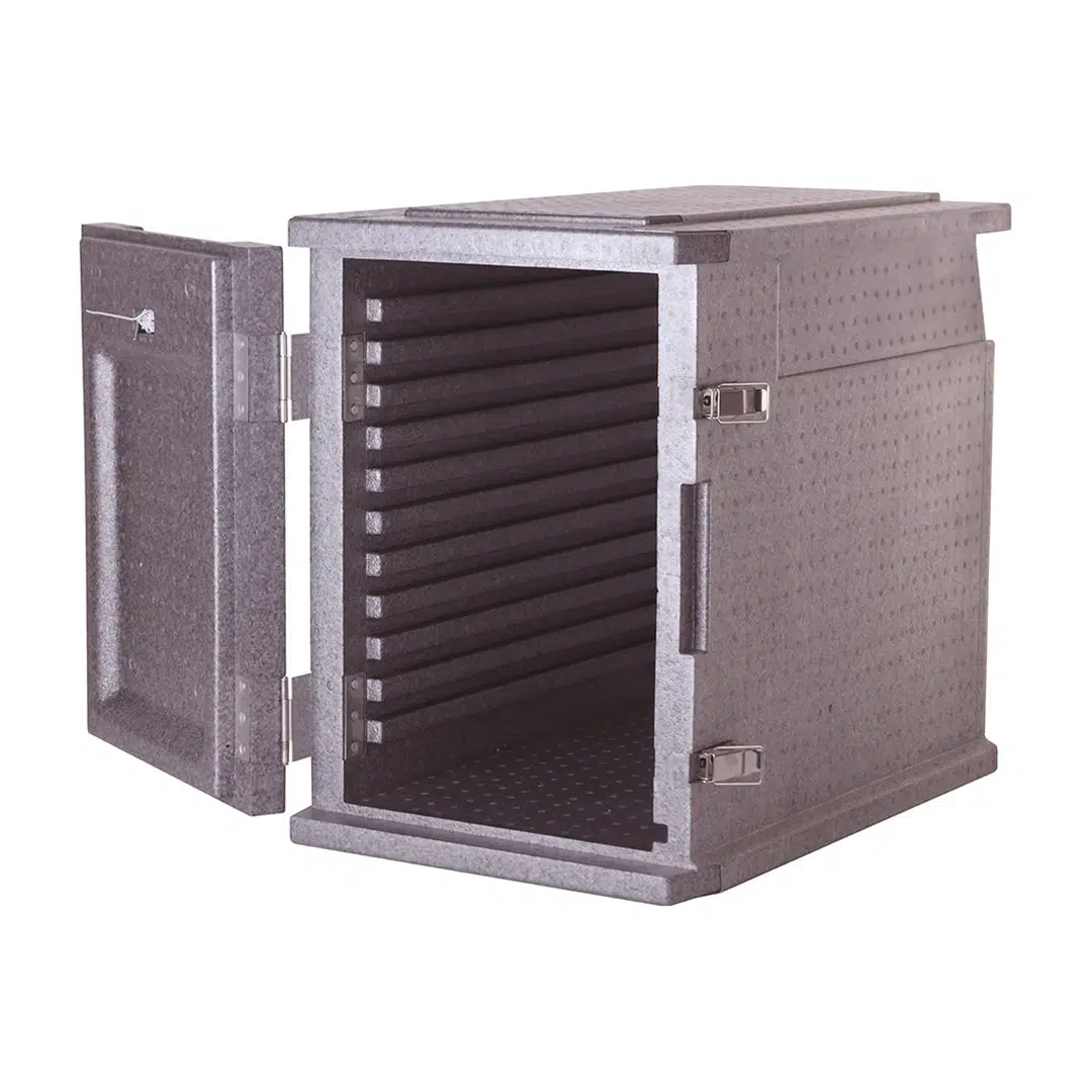 16272 2 KH EPP Insulated Pan Carrier Front Load Grey