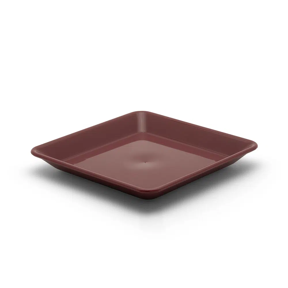 KH Bread Butter Plate Burgundy