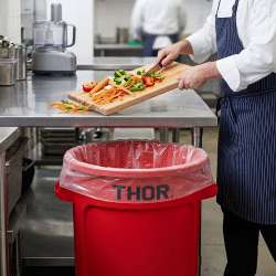 thor round bin Red