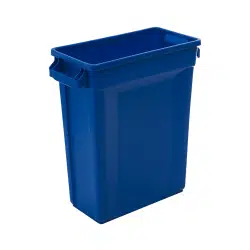 TRUST Commercial Slim Bin 60lt Blue 1211BU