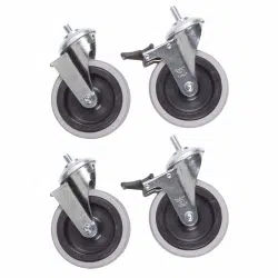 KH Castor Set For Plastic Shelving