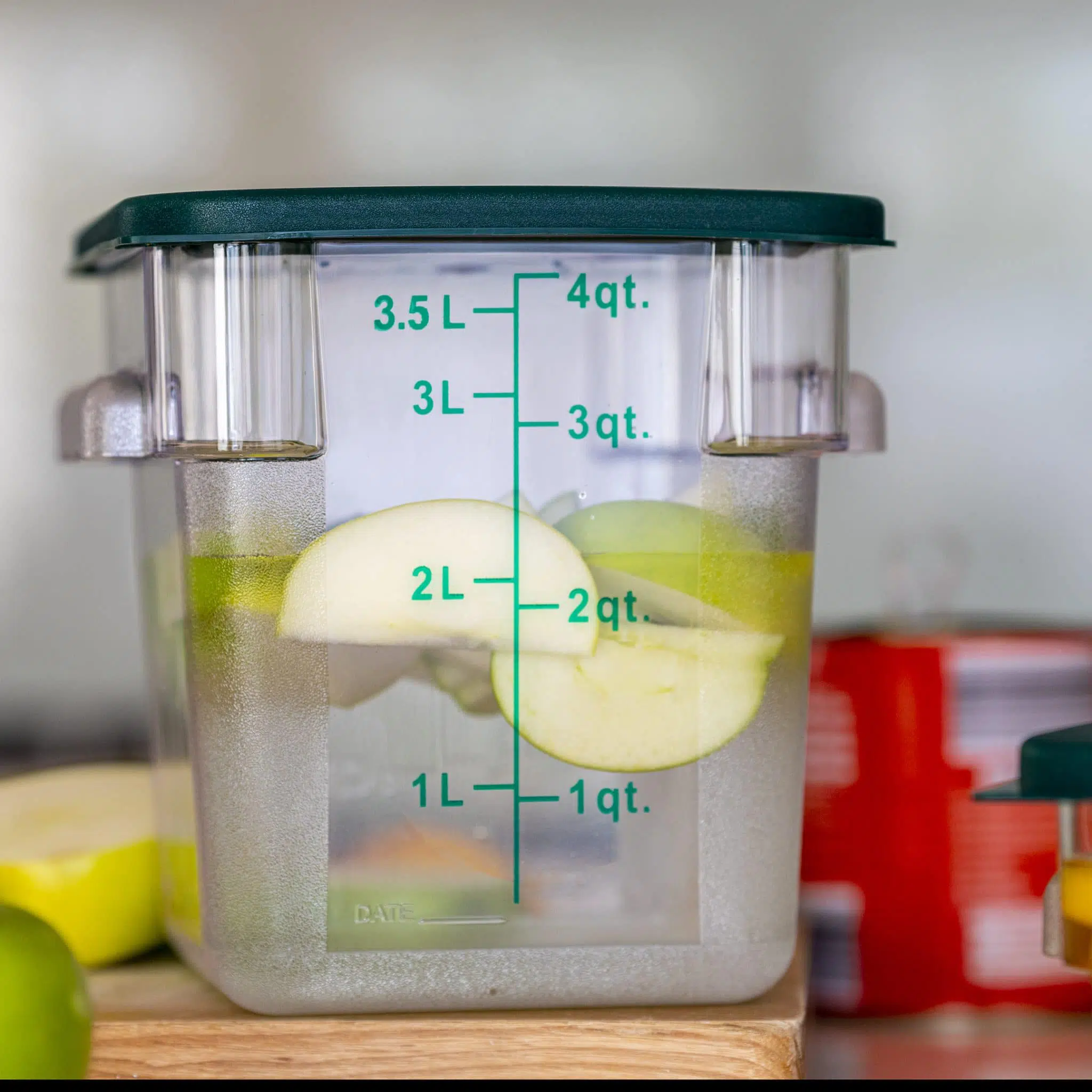 Square Storage Food Containers 3.8lt