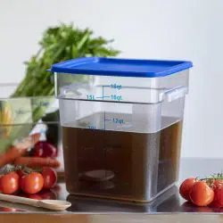 Square Storage Food Containers 17.2lt