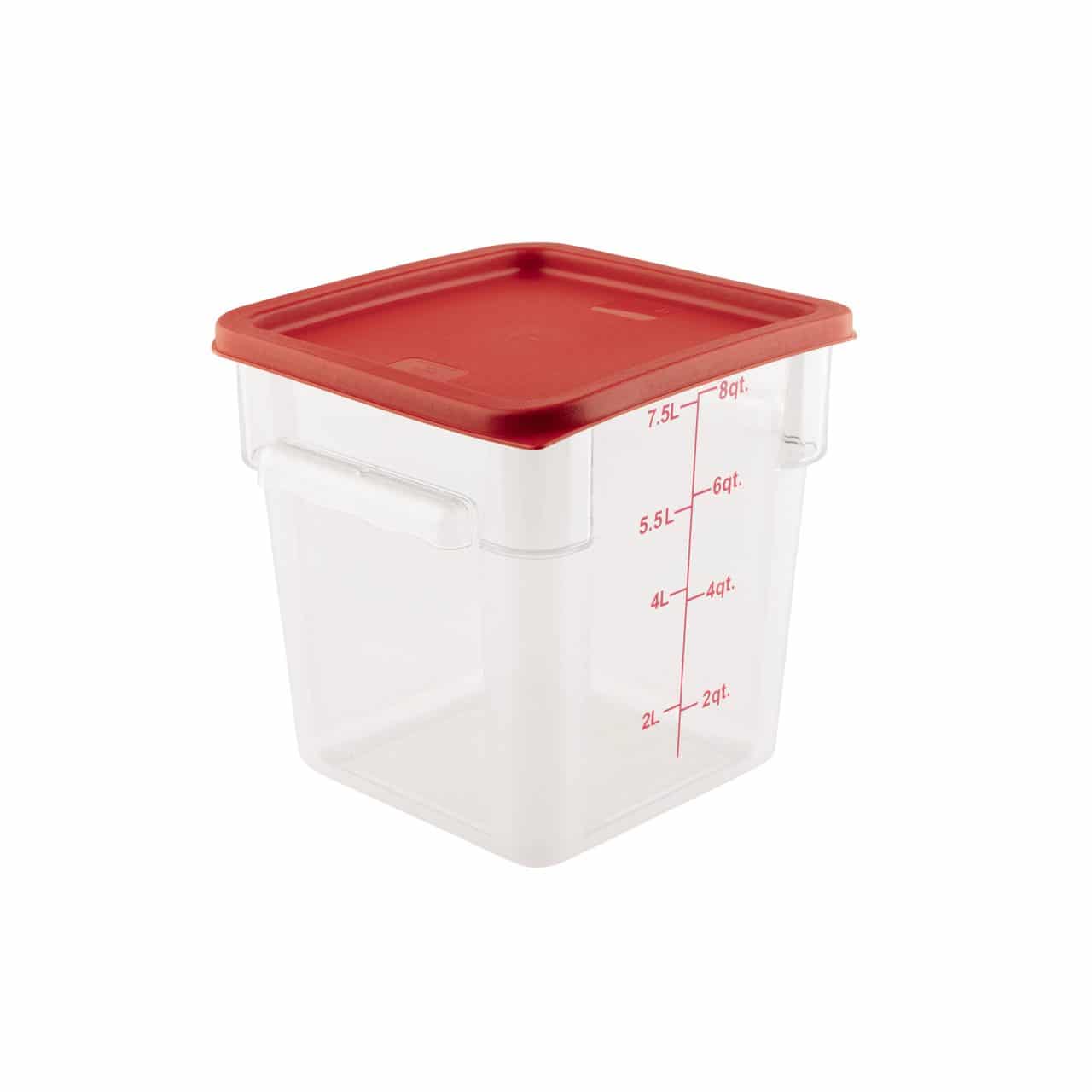 KH Square Storage Food Containers 7.6lt PC KH Hospitality Importers
