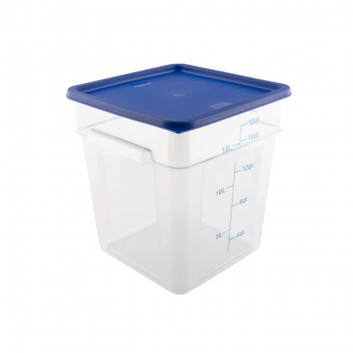 Square Storage Food Containers 17.2lt