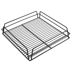 17164 Glass Basket Rack Black