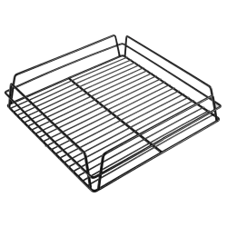 17164 Glass Basket Rack Black