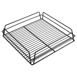 17164 KH Glass Basket Rack Black 350 x 350 x 75mm