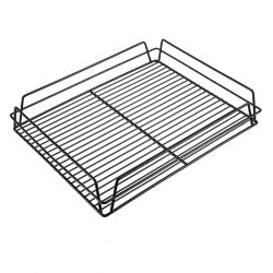 17170 KH Glass Basket Rack Black 425 x 350 x 75mm