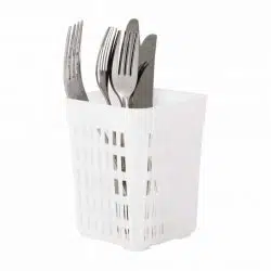 Cutlery Basket Square White