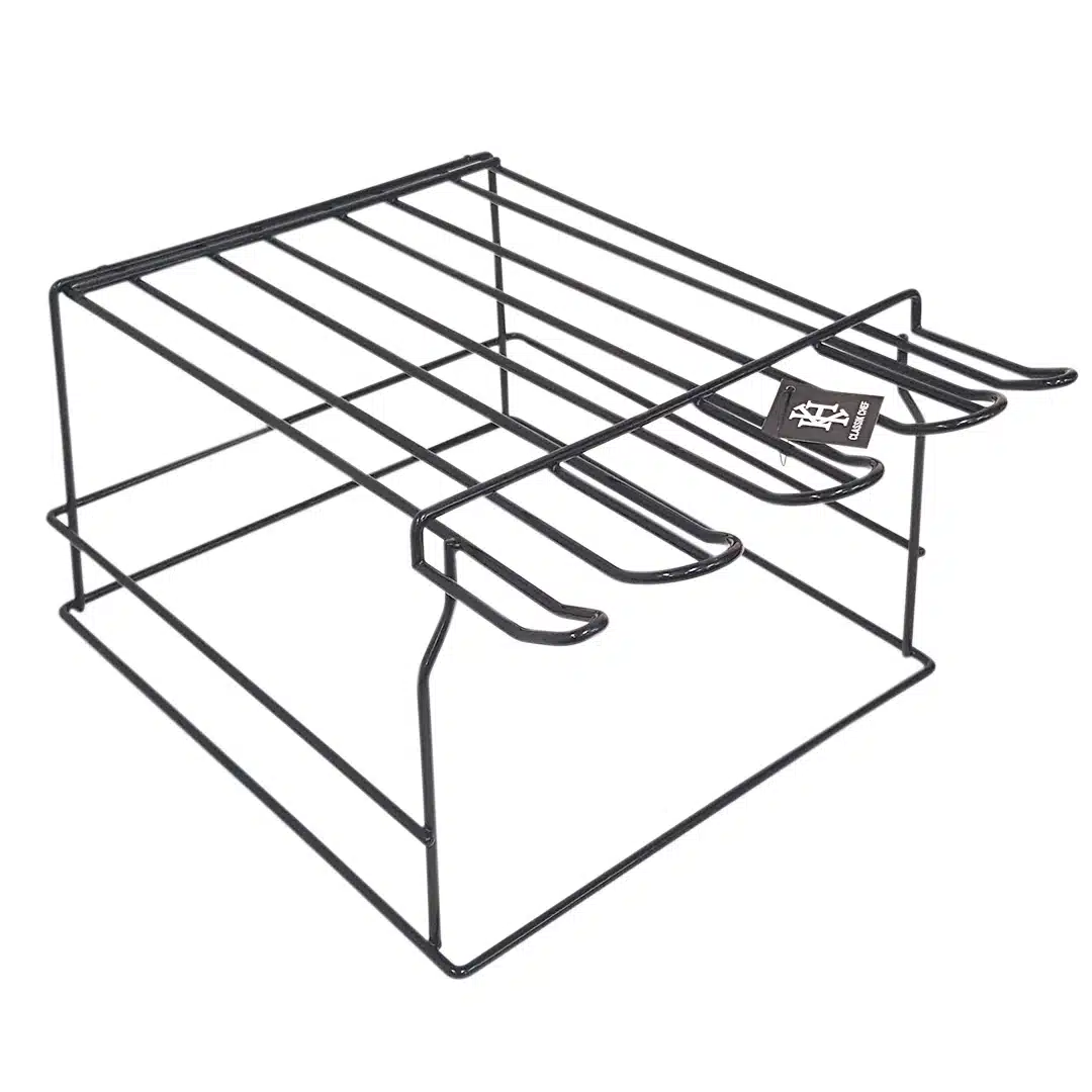 KH Upside Down Glass Rack Black