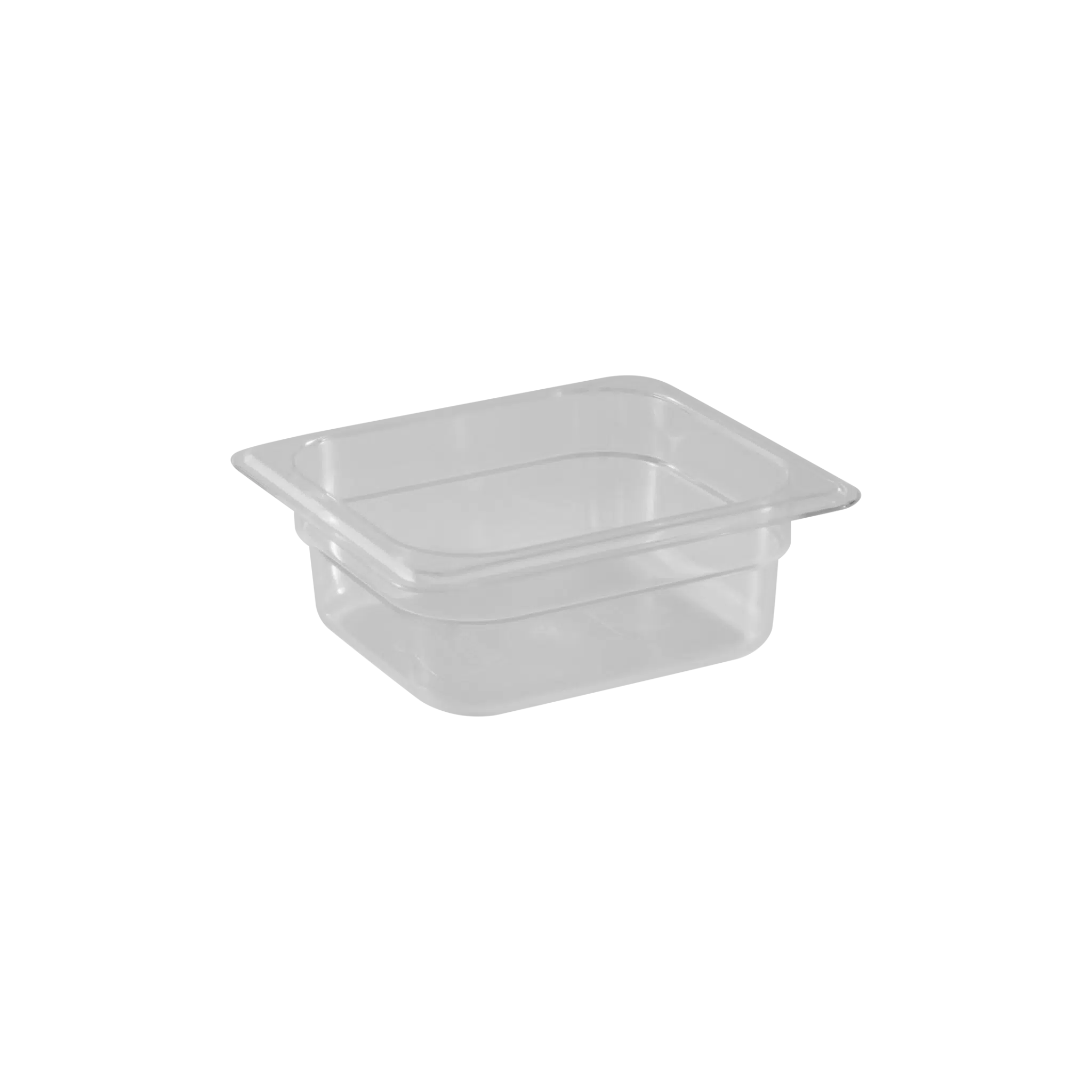 GN Clear Food Pan PC - 1/6 Size
