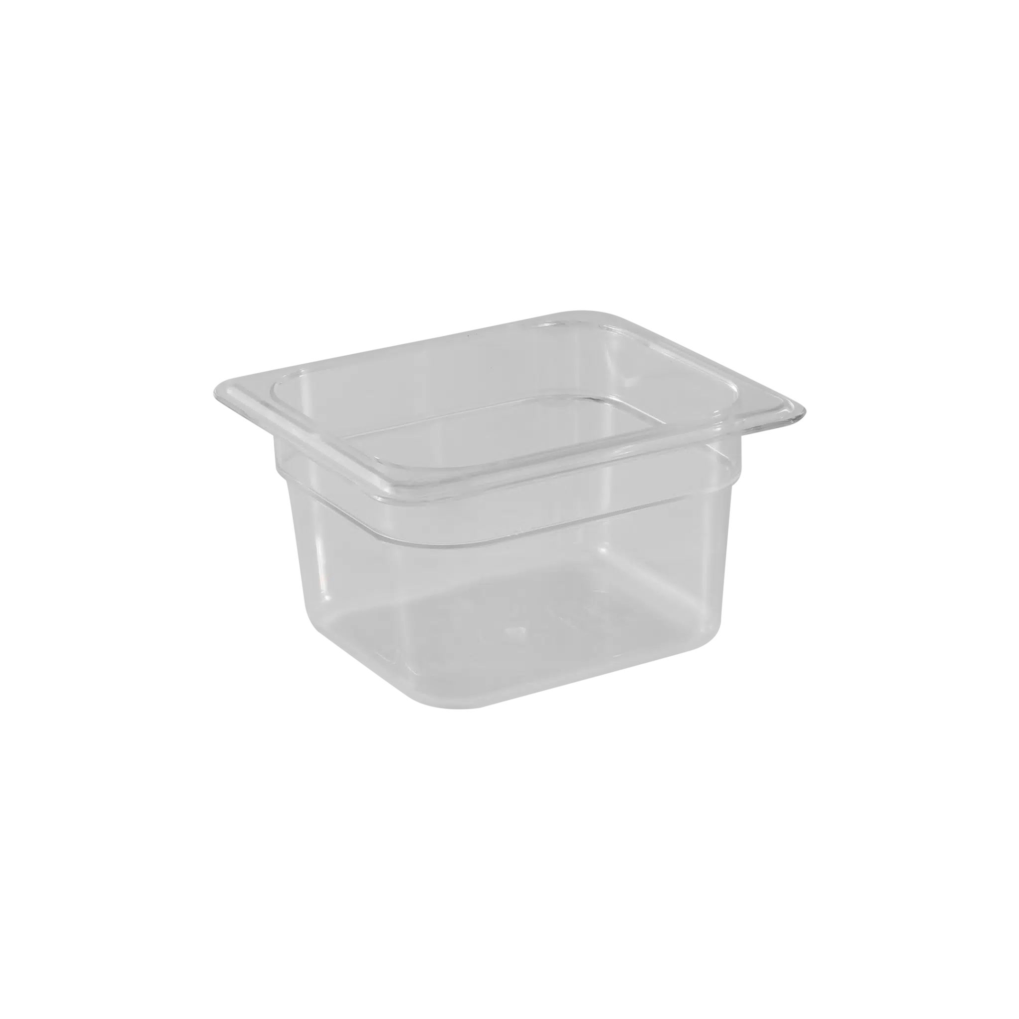 GN Clear Food Pan PC - 1/6 Size - Image 2