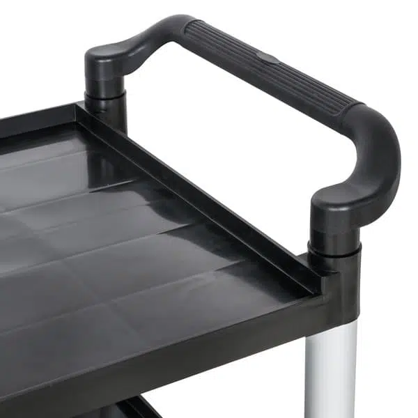 Utility Trolley Black 97185 Moulded Handles