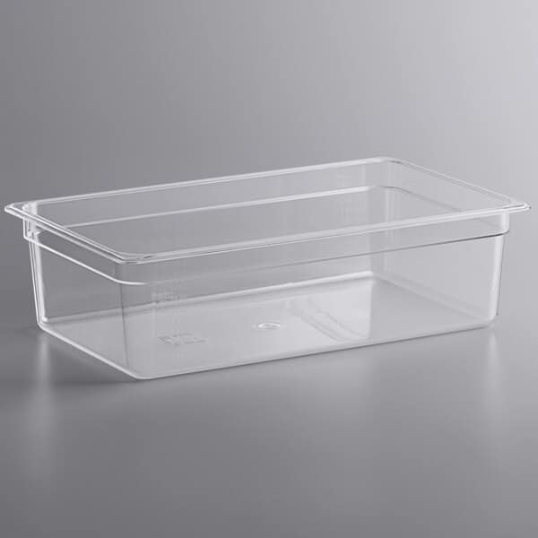 KH Polycarbonate Food Pans Clear 1-1 Full Size