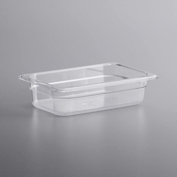 Clear 1/4 Size Food Pan